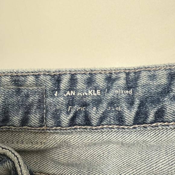 AG Adriano Goldschmied Anthropologie Sz 28R Nolan Ankle Relaxed Slim Jeans Crop - Picture 6 of 14